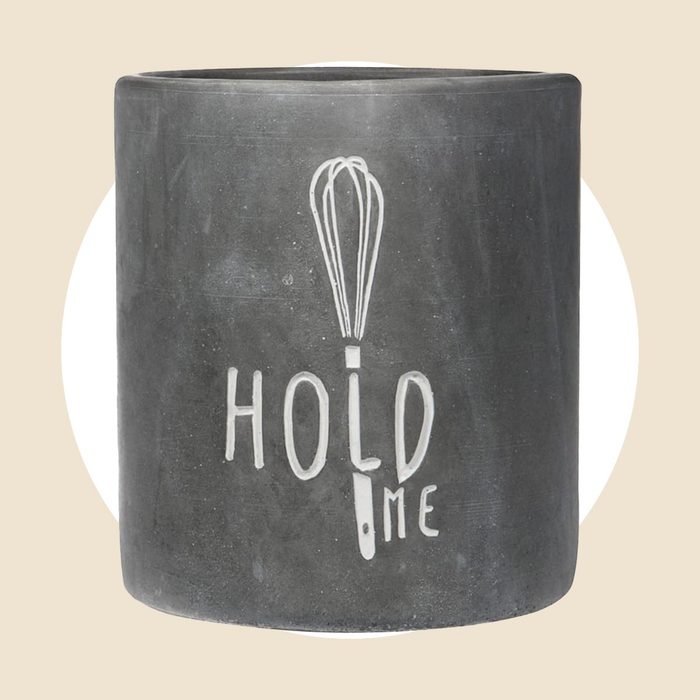 Hold Me Ceramic Utensil Crock Via Athome.com