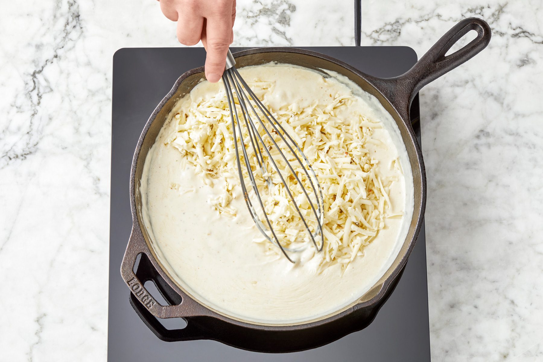 stir in cheese until melted