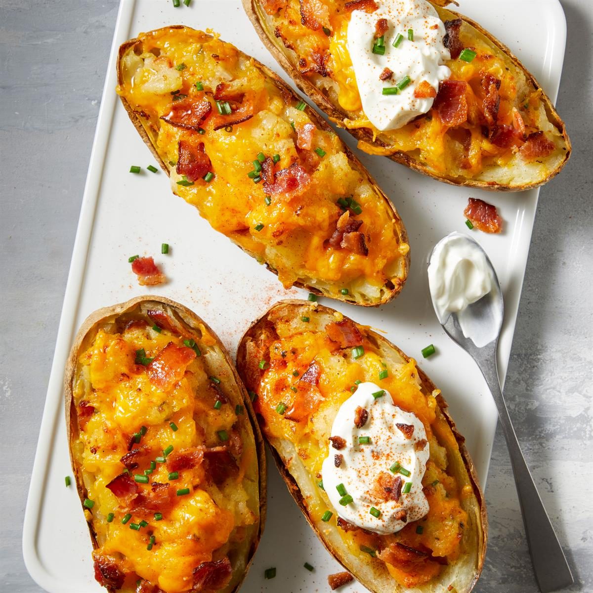 Air-Fryer Twice-Baked Potatoes