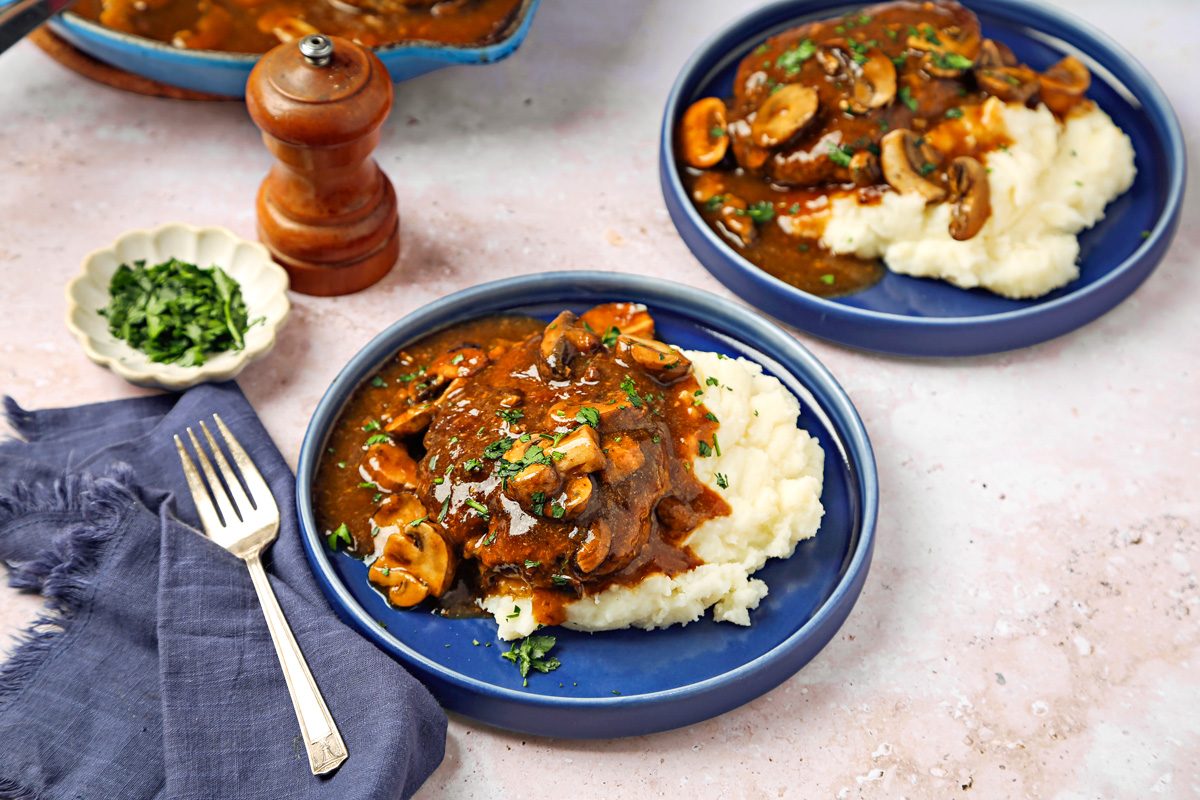 Beef Patties With Gravy 