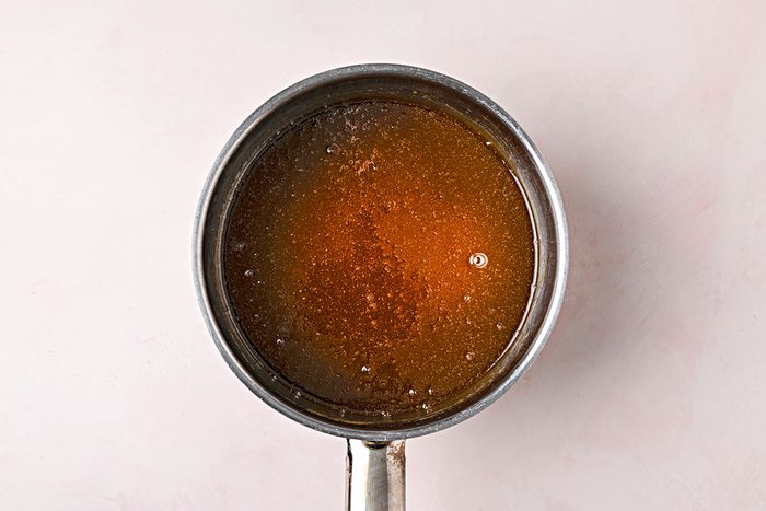 Caramel to a large mixing bowl.