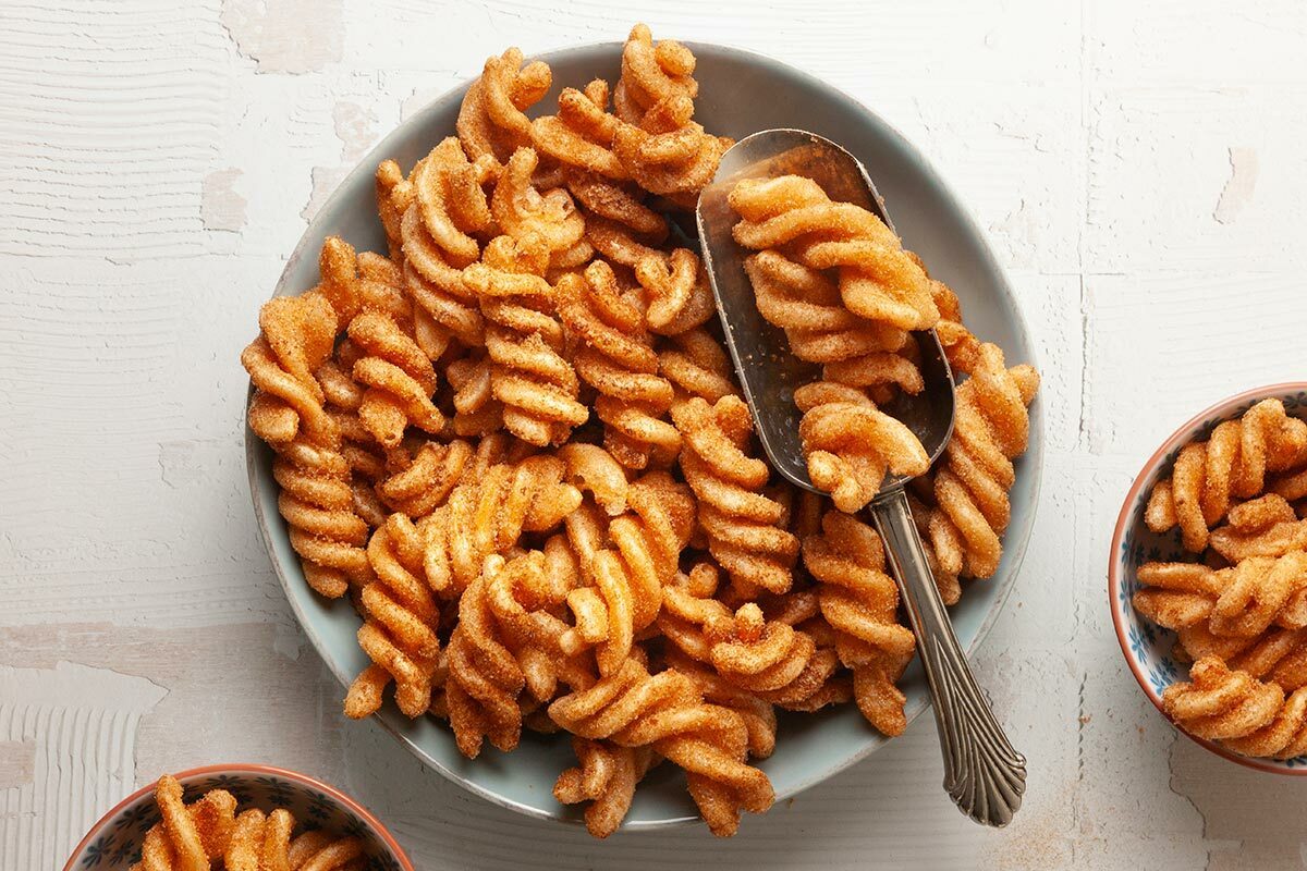 Copycat Taco Bell Cinnamon Twists in a bowl