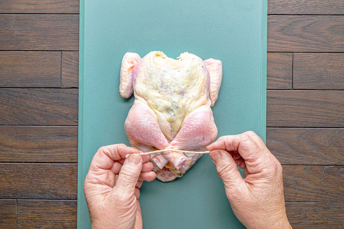 tying drumsticks together