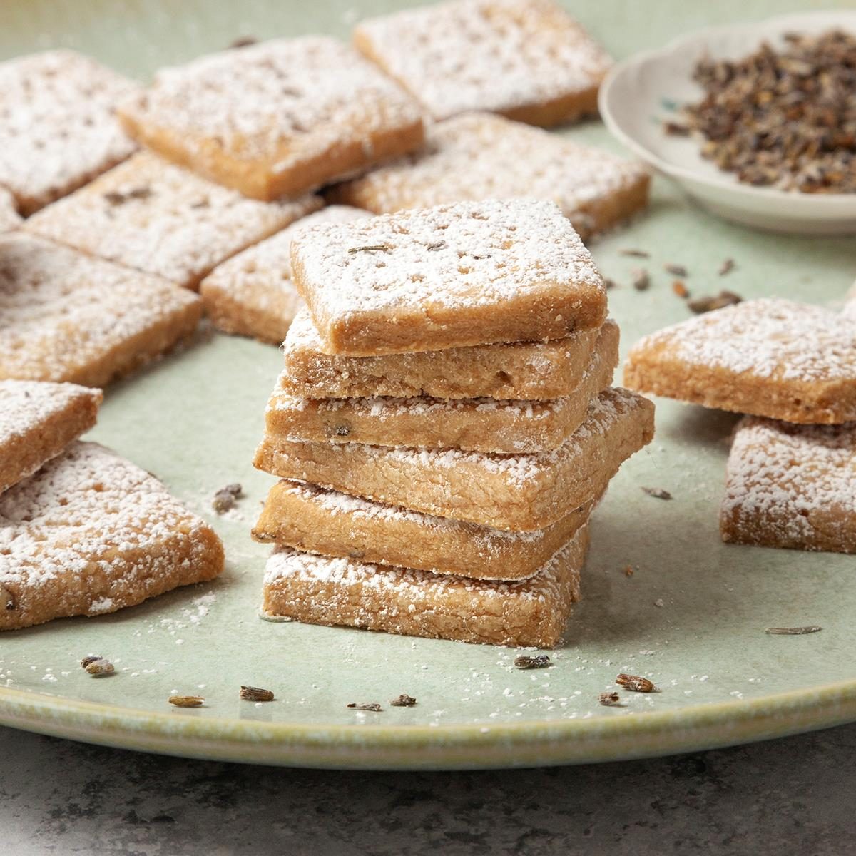 Lavender Shortbread Cookies
