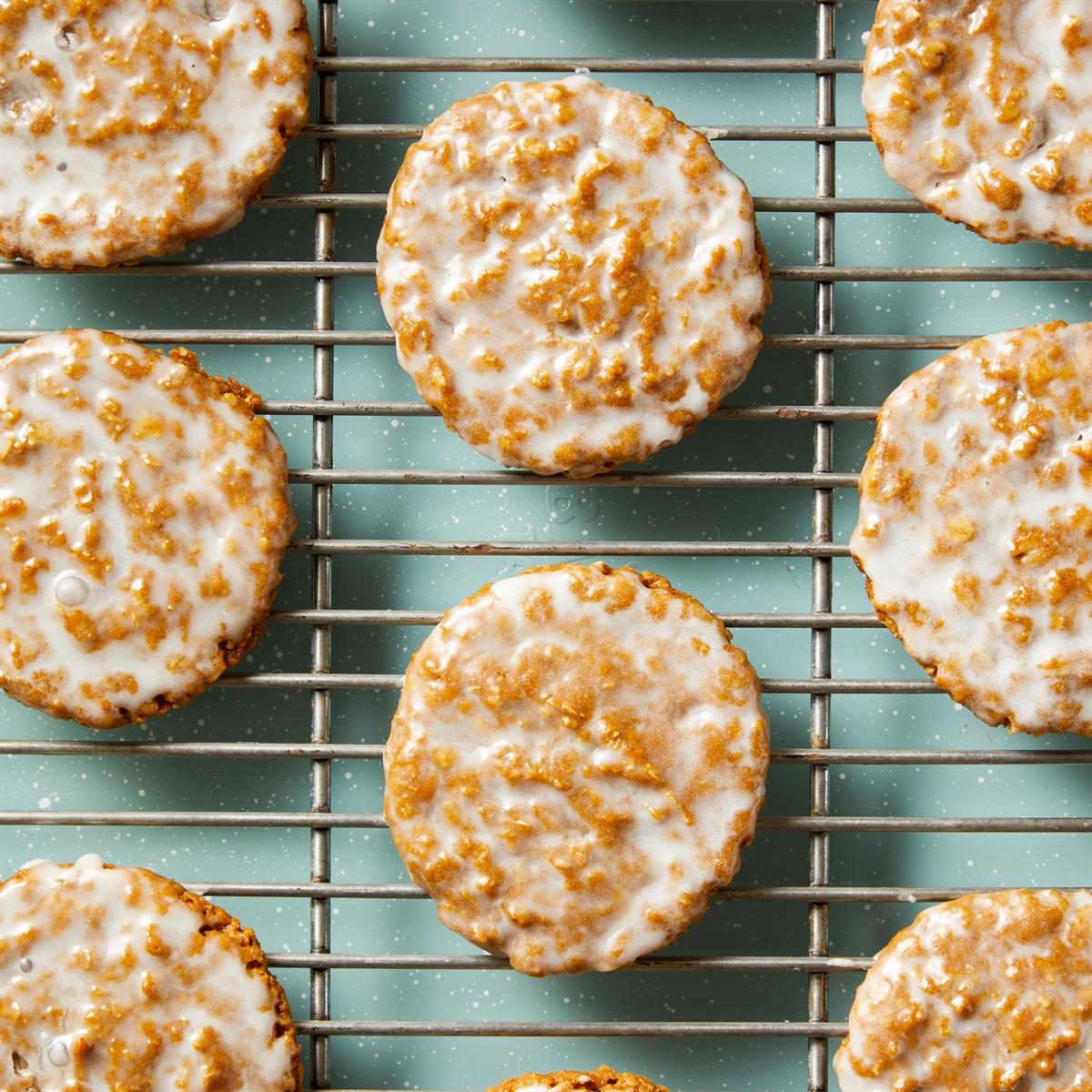 Iced Oatmeal Cookies