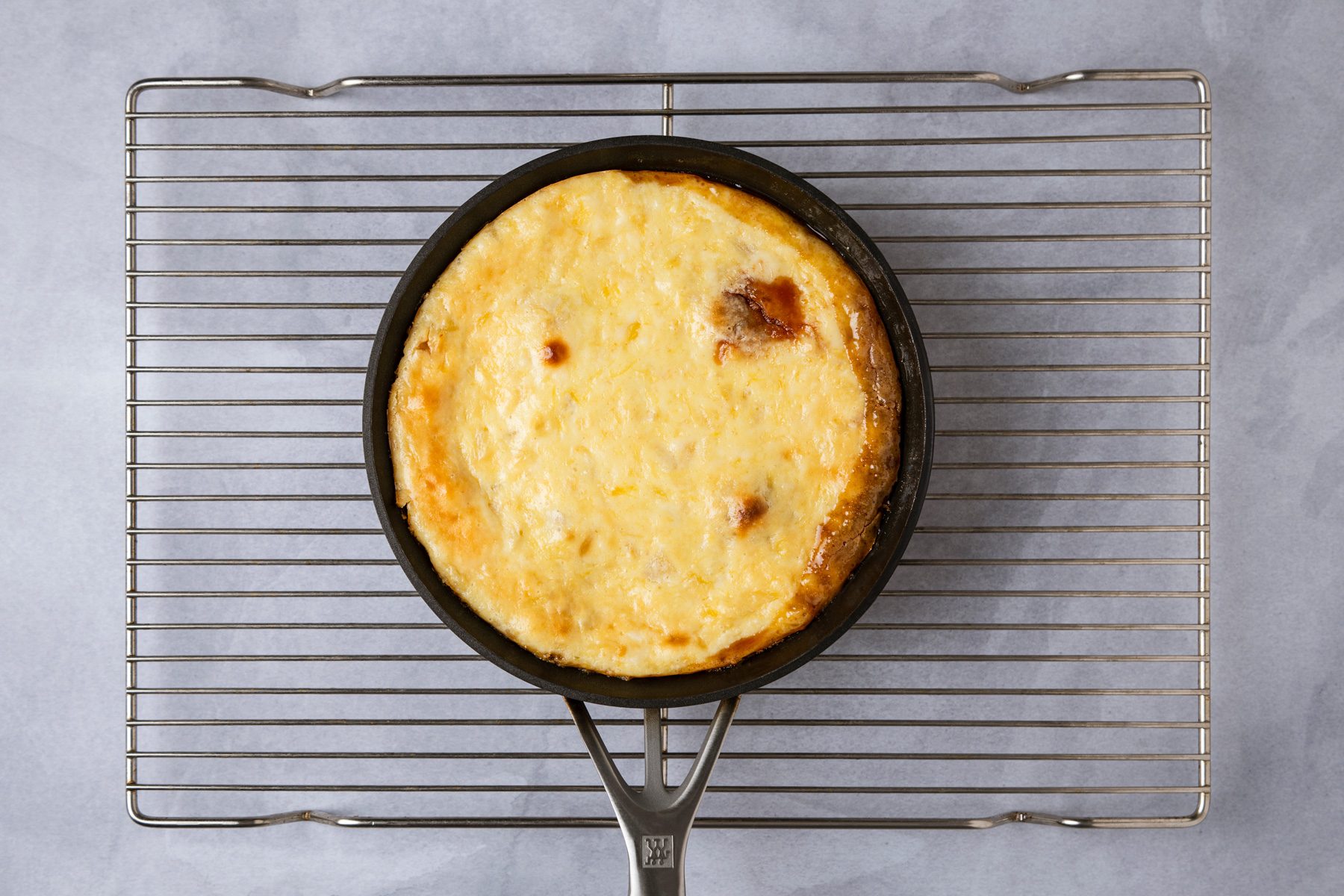 Spoon over fruit; Bake;