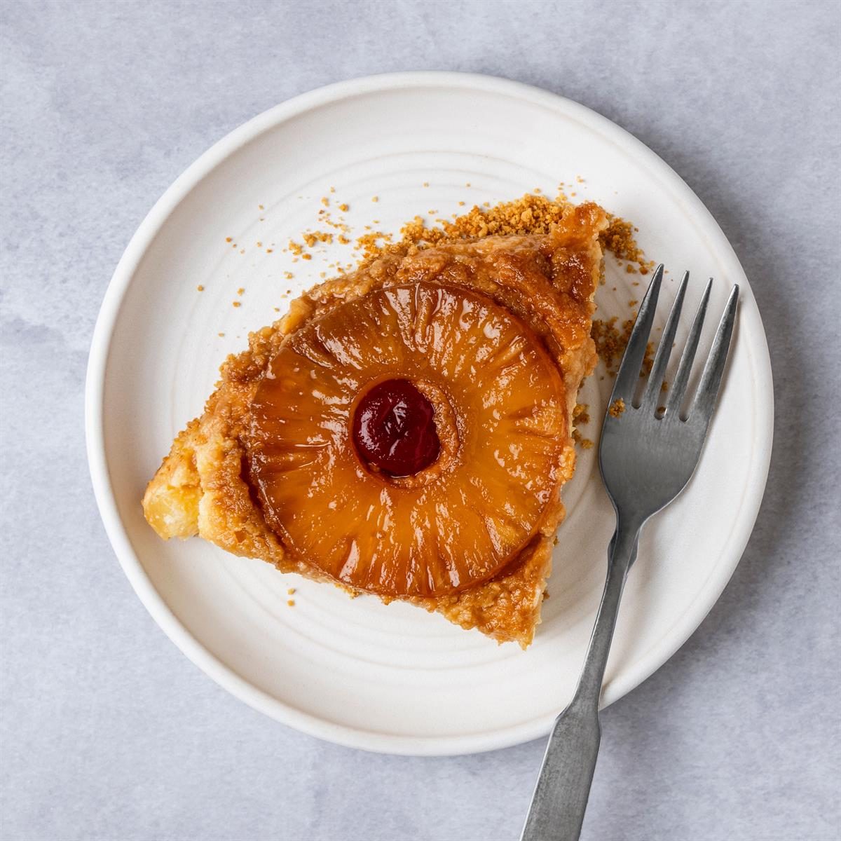 Pineapple Upside-Down Cheesecake