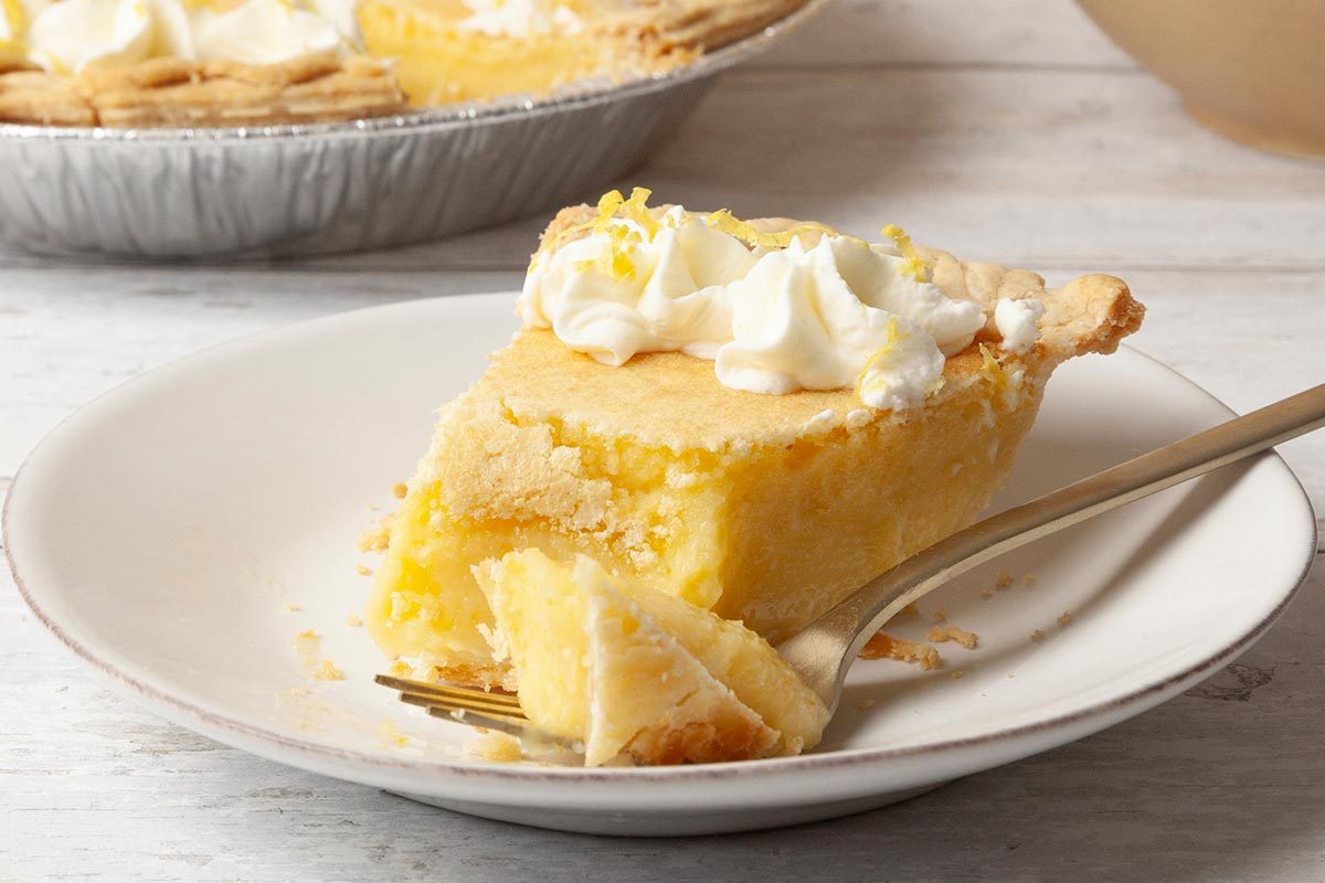 Sunshine Lemon Pie slice
