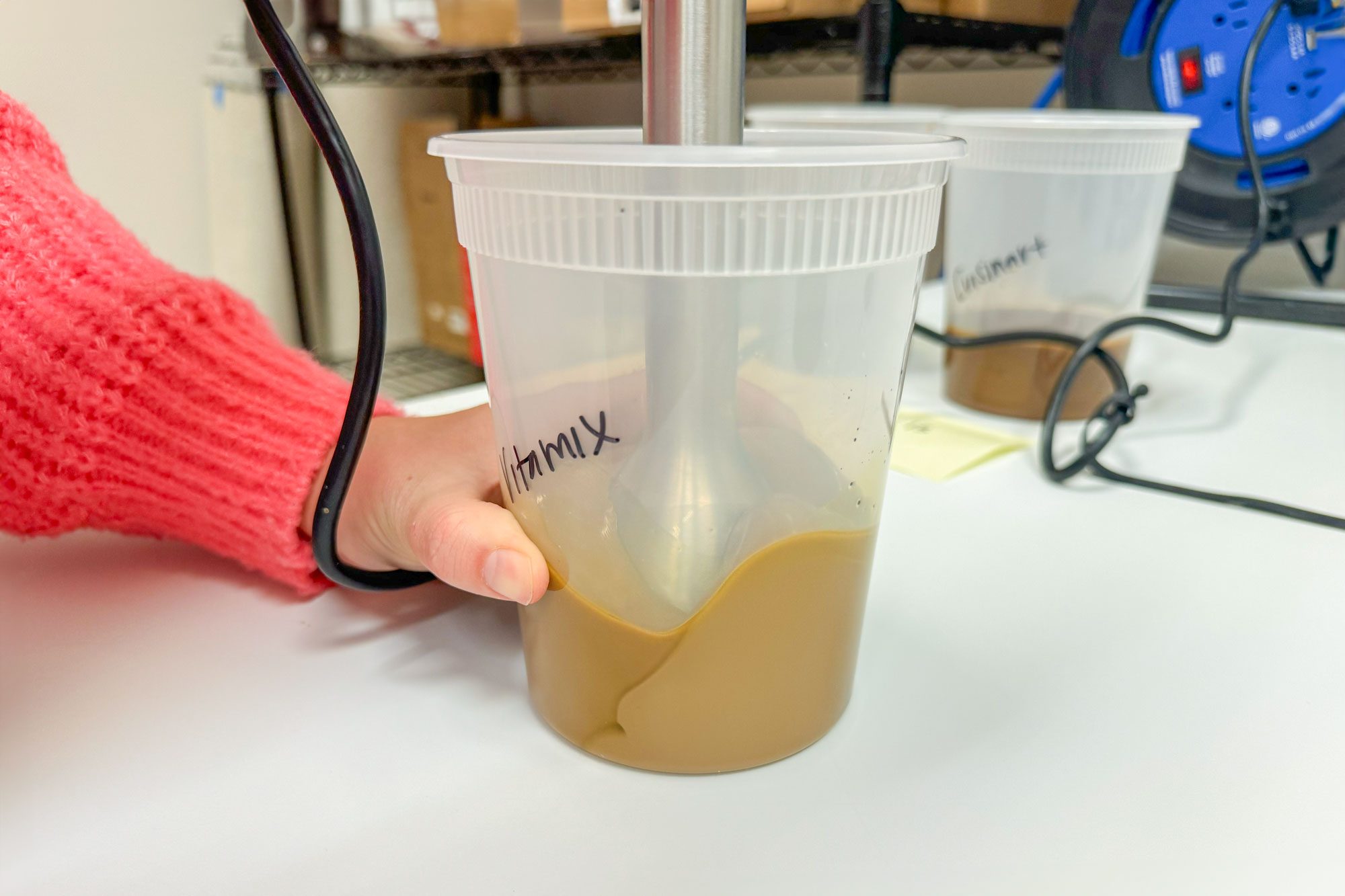 Vitamix Immersion Blender Review Vinaigrette Test