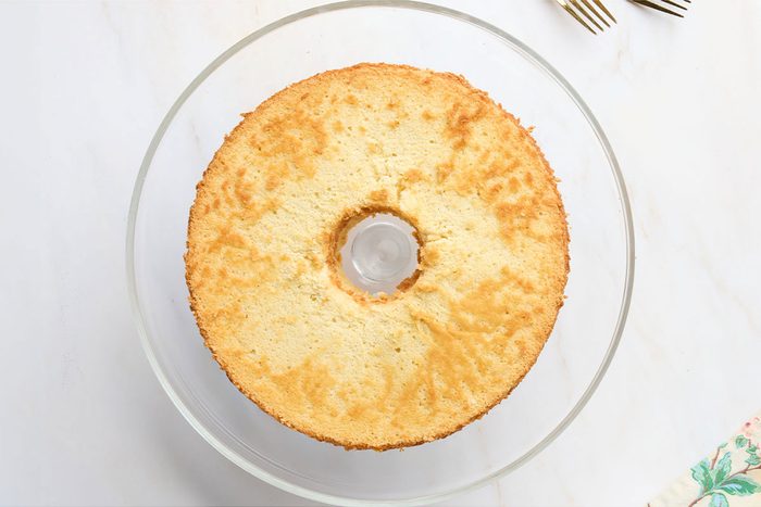 Genoise cake, ready to serve