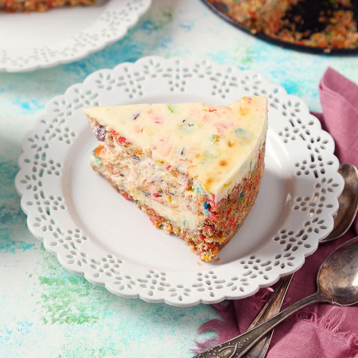 Fruity Pebbles Cheesecake