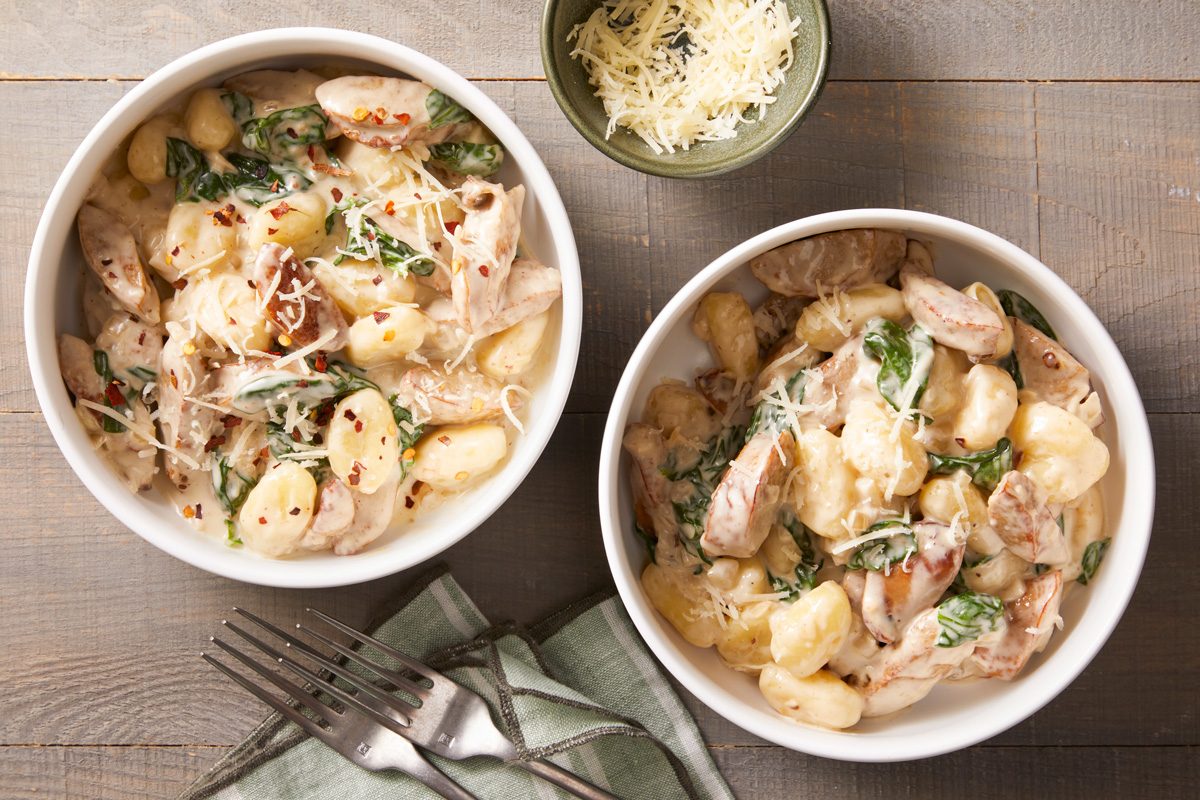 Gnocchi With Chicken Sausage