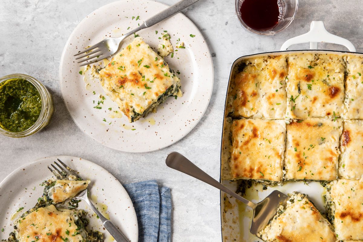 Pesto Lasagna