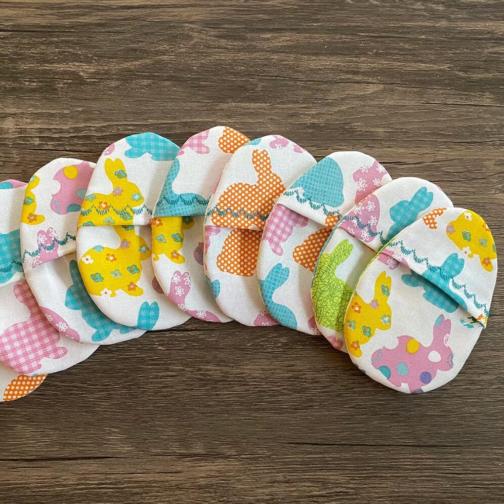 Refillable Fabric Easter Eggs 