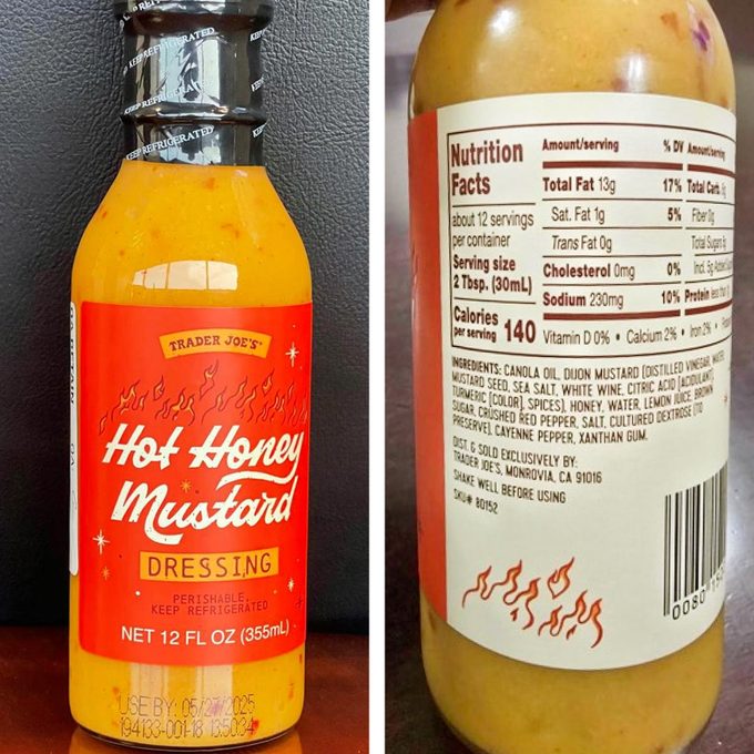 Trader Joe’s Hot Honey Mustard Dressing