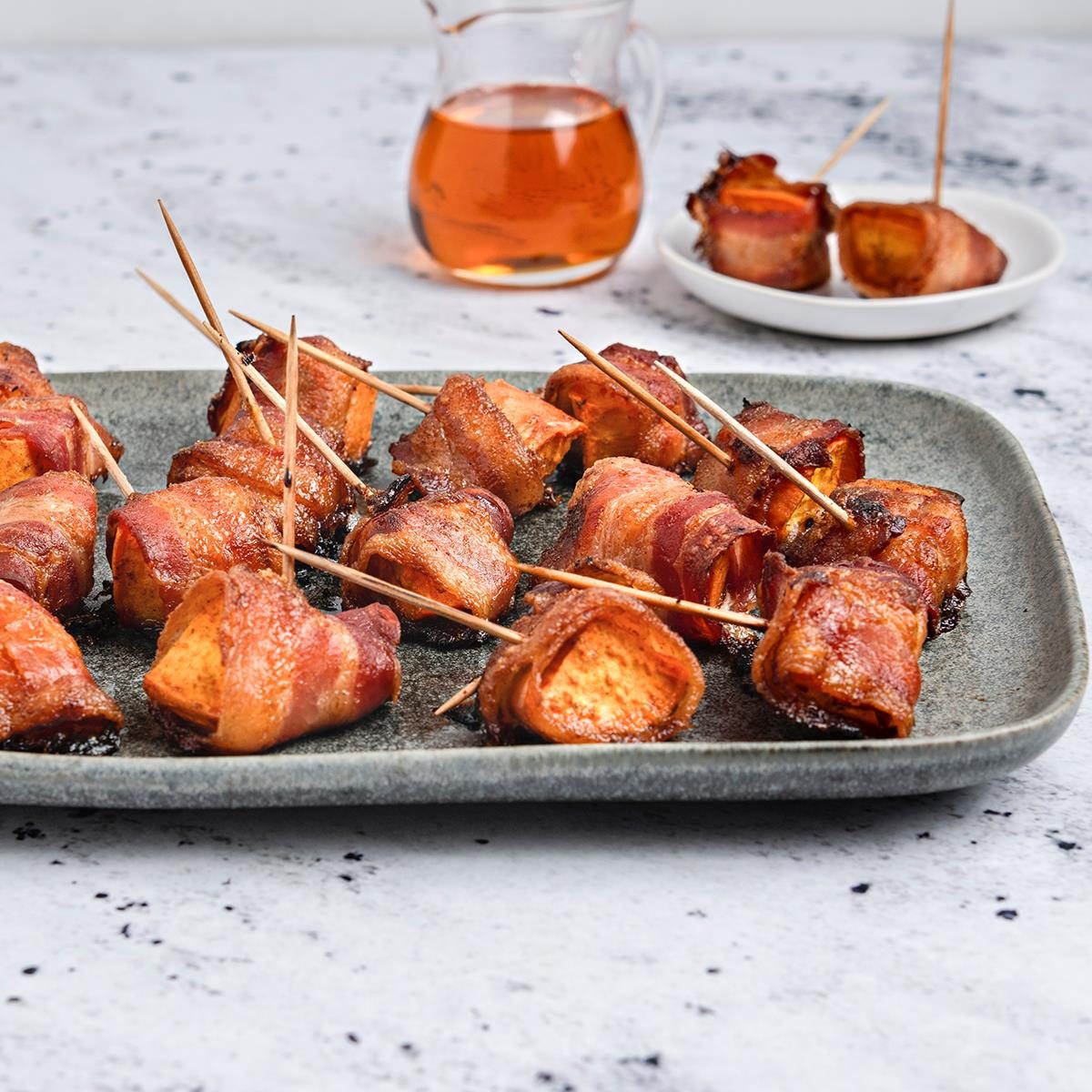 Bacon-Wrapped Sweet Potatoes