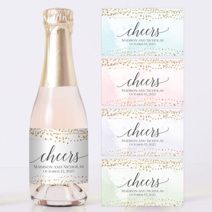 Mini Champagne Favors