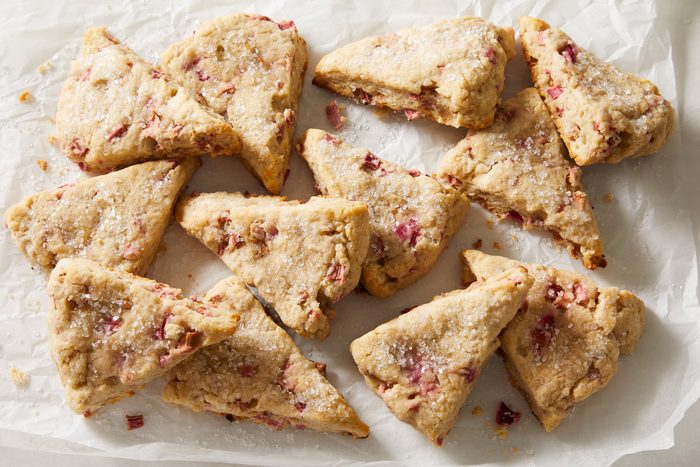 Rhubarb Scones