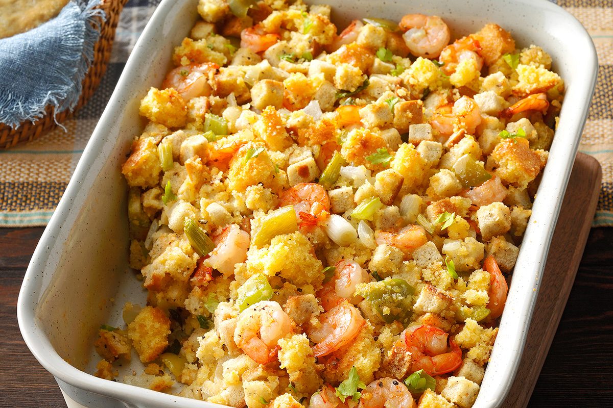 Shrimp Corn Bread Dressing