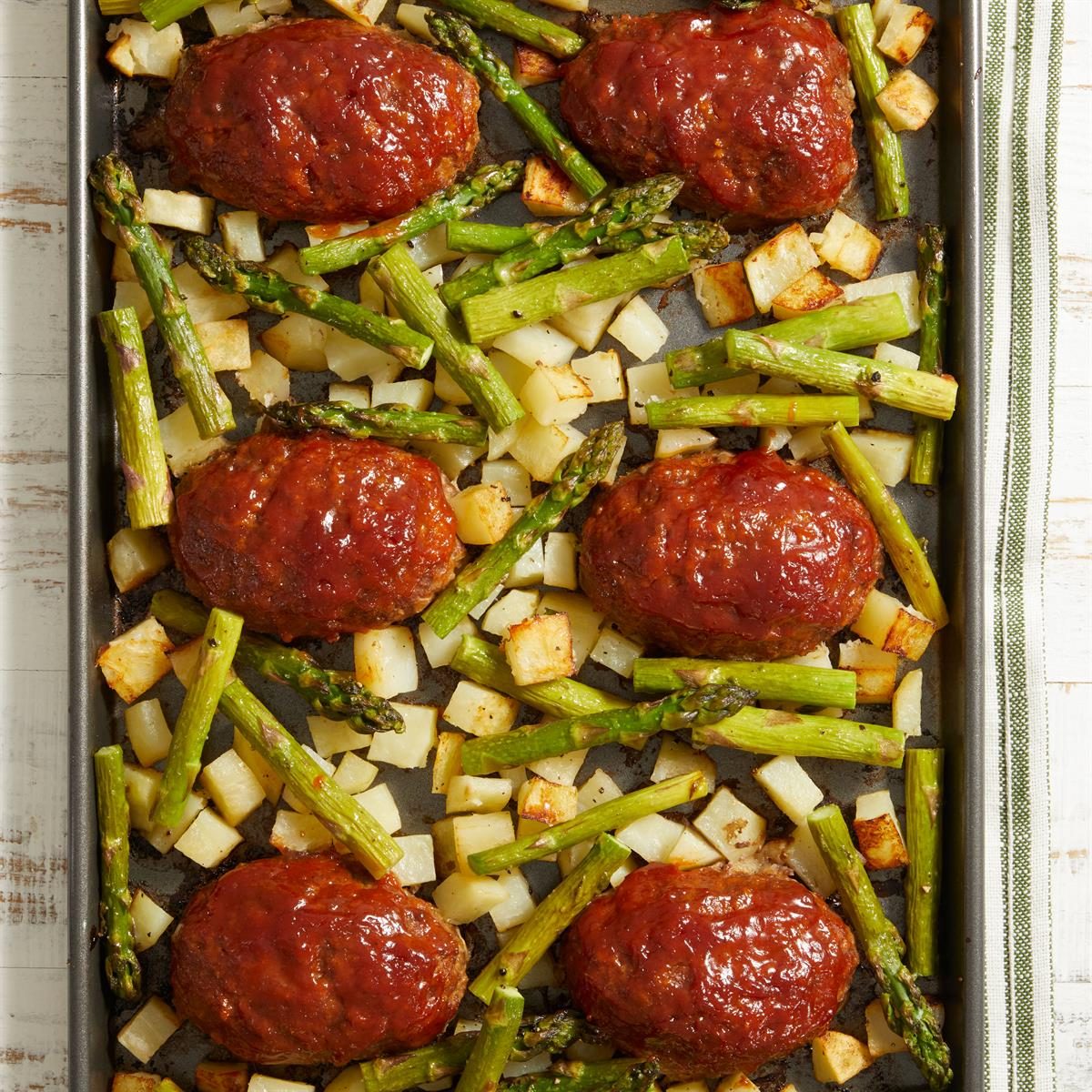 Sheet-Pan Mini Meat Loaf