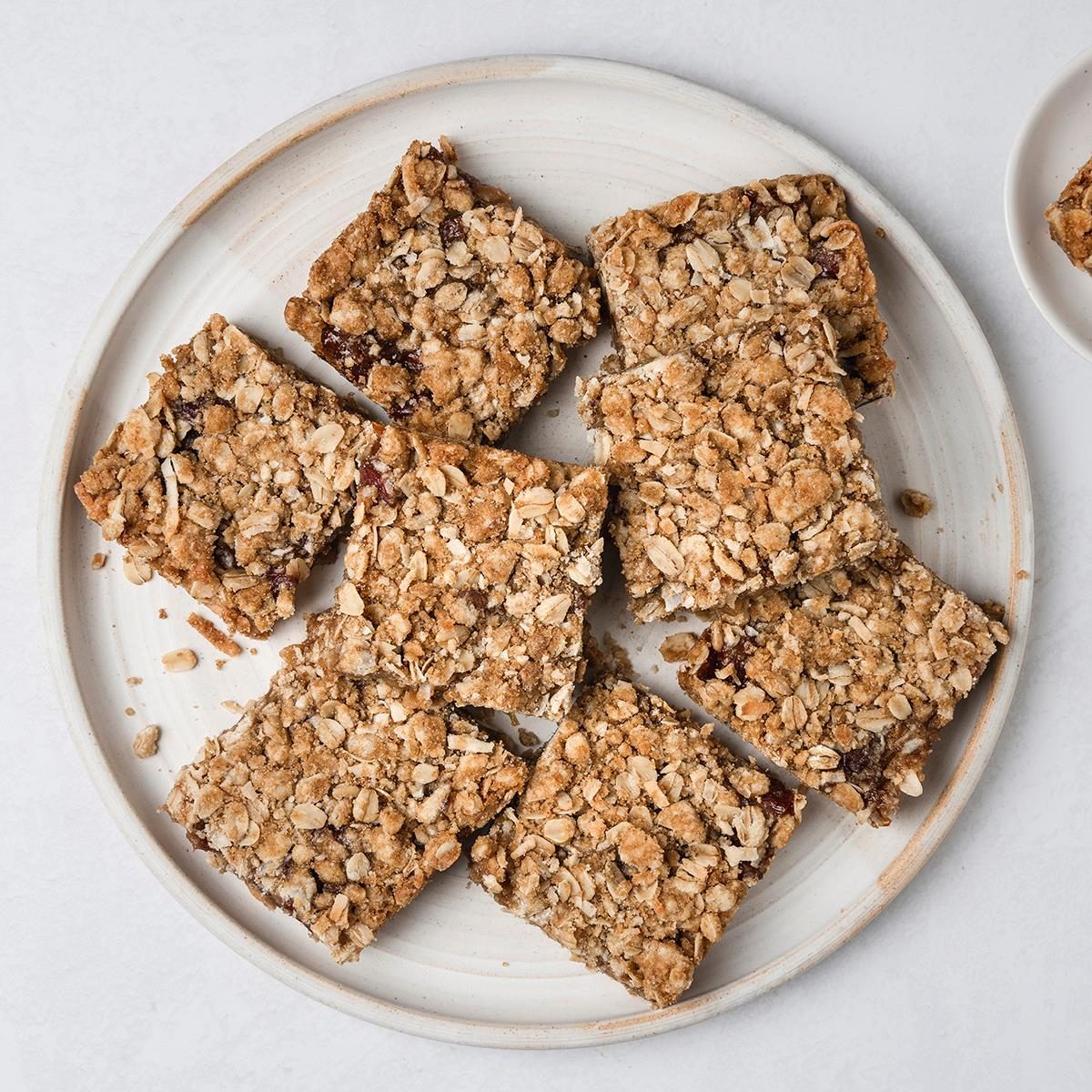 Rhubarb Oatmeal Bars