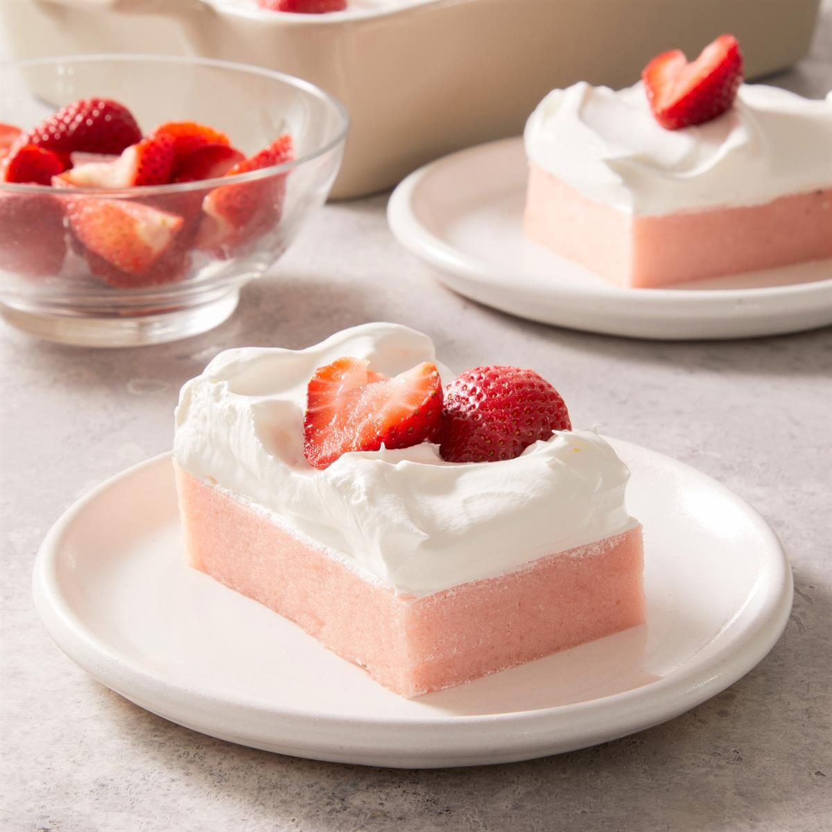 Strawberry Cloud Cake