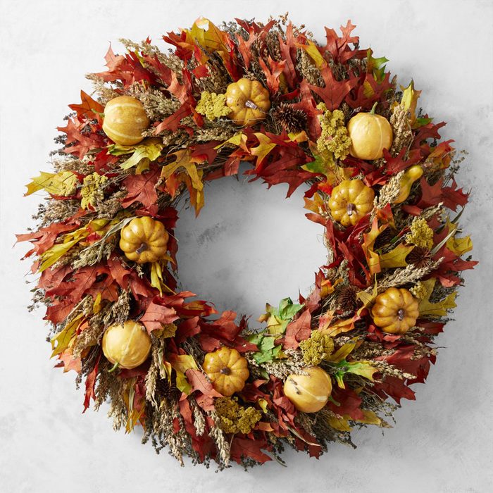 Autumnal Live Wreath