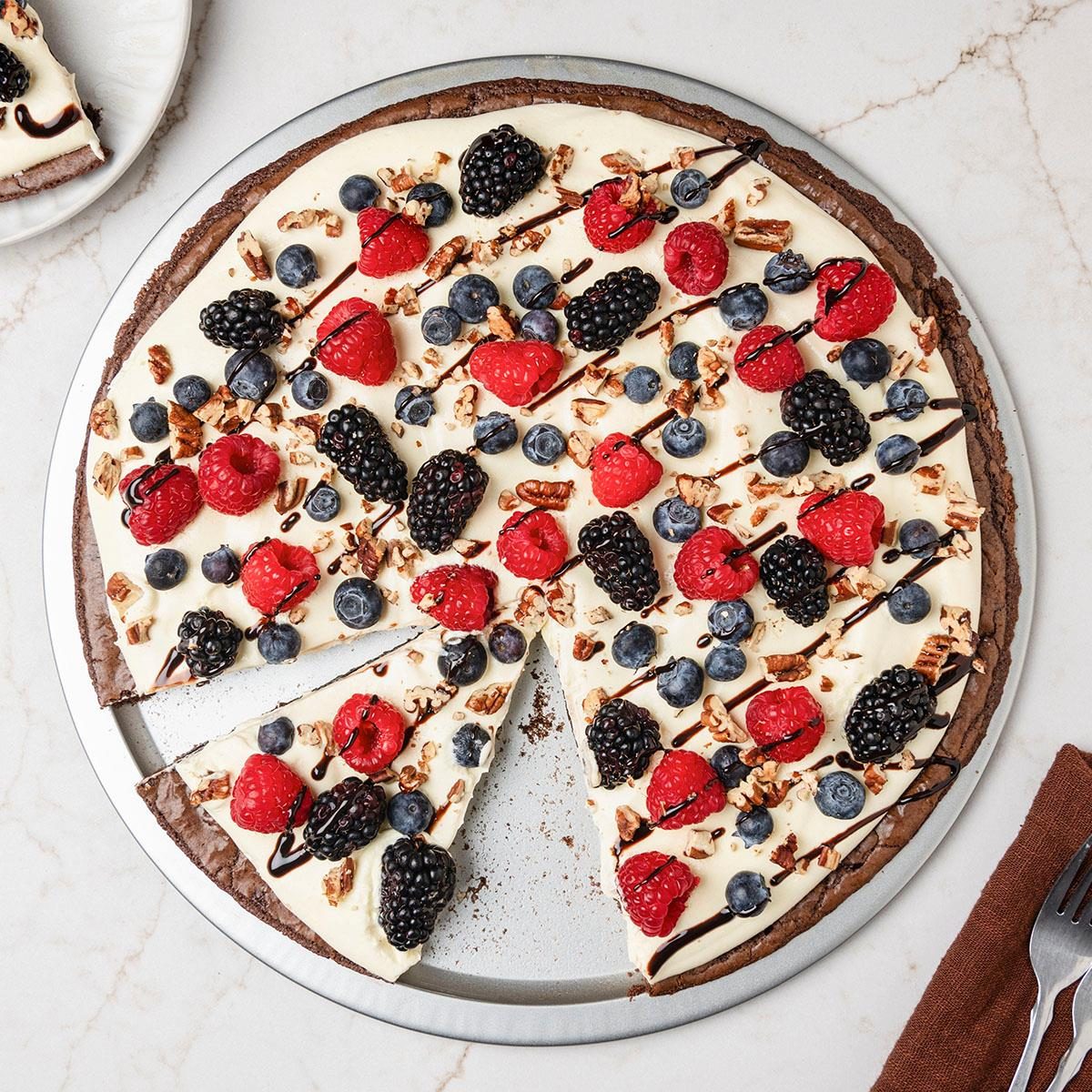 Brownie Fruit Pizza
