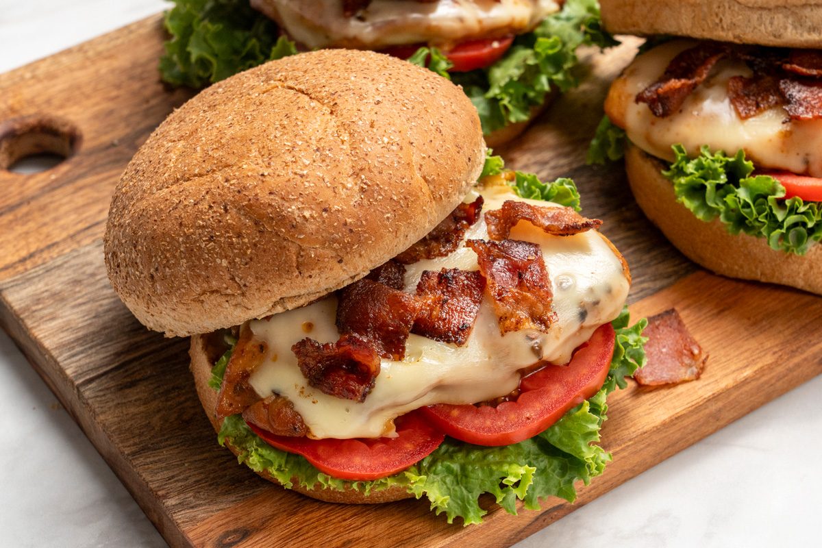 Chicken Bacon Swiss Sandwich