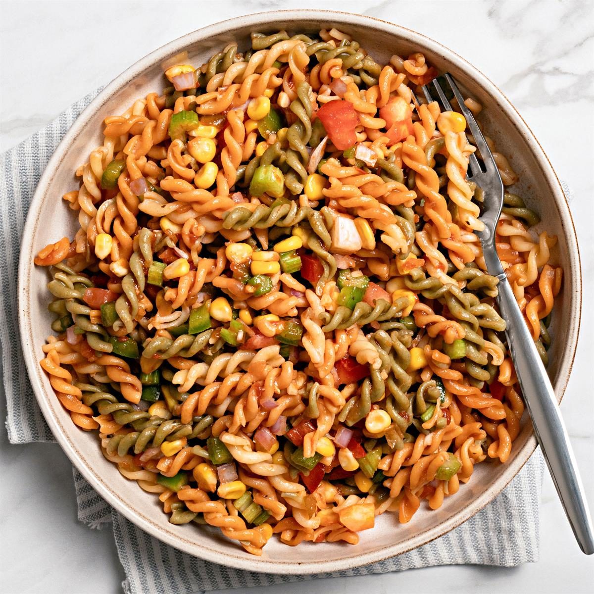 Corn and Pasta Salad