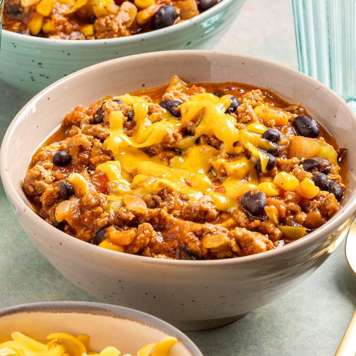 Turkey and Black Bean Chili