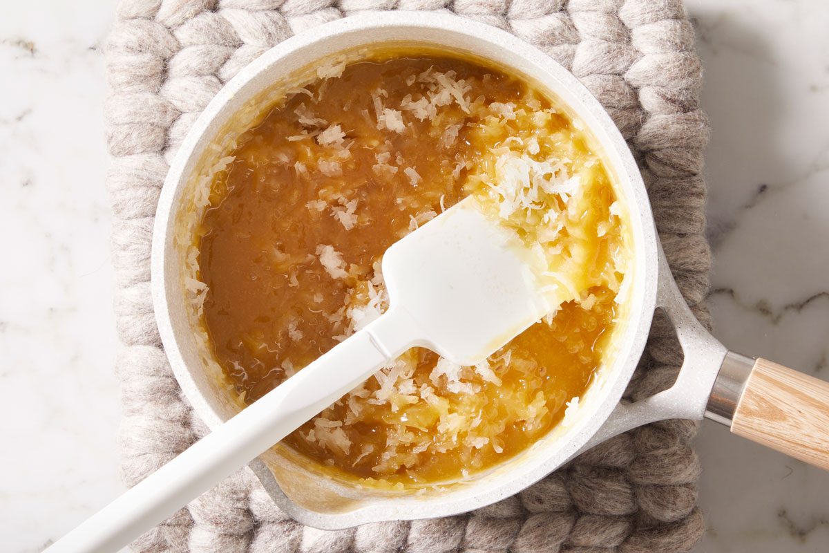 return all to pan, whisking constantly.