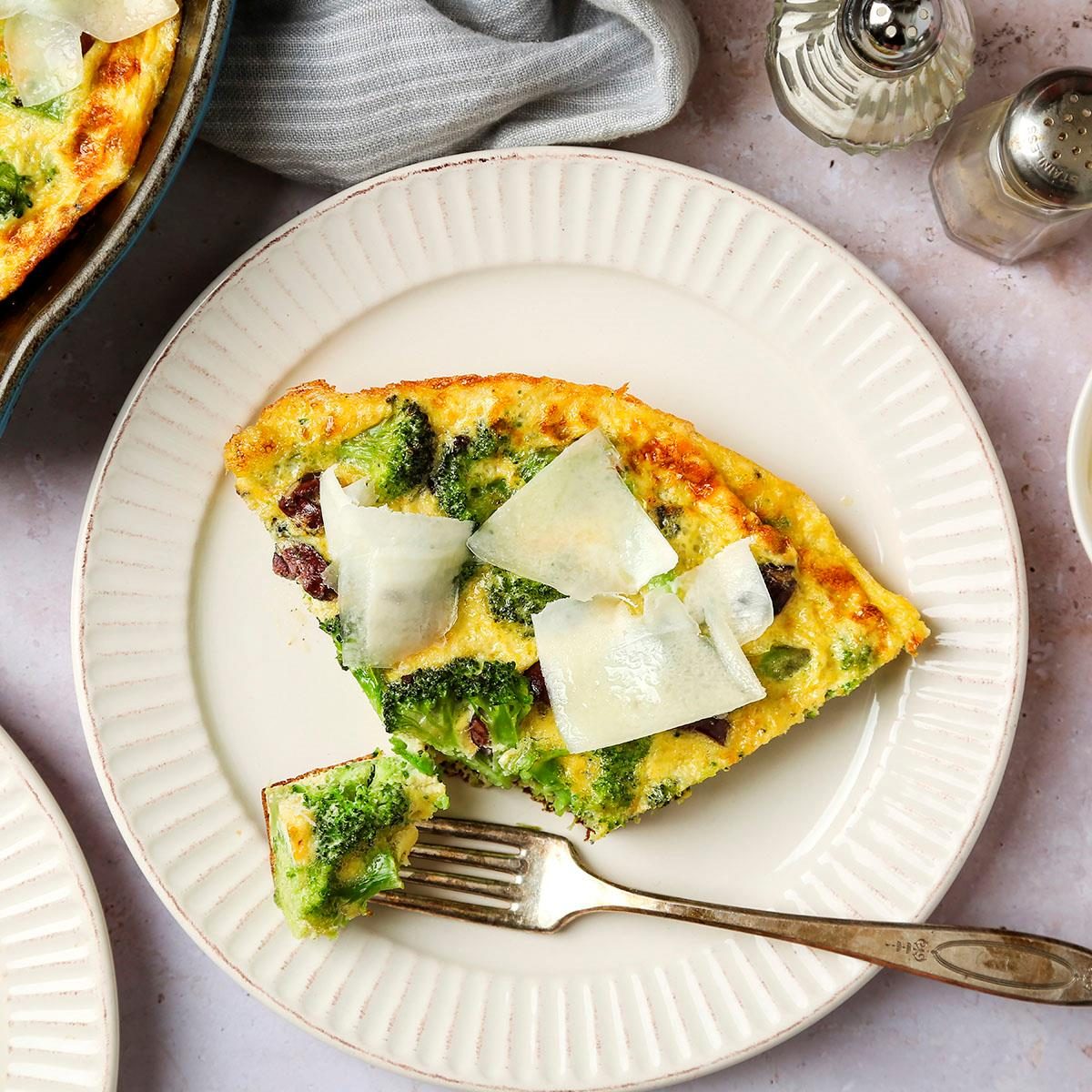 Broccoli and Cheese Omelet