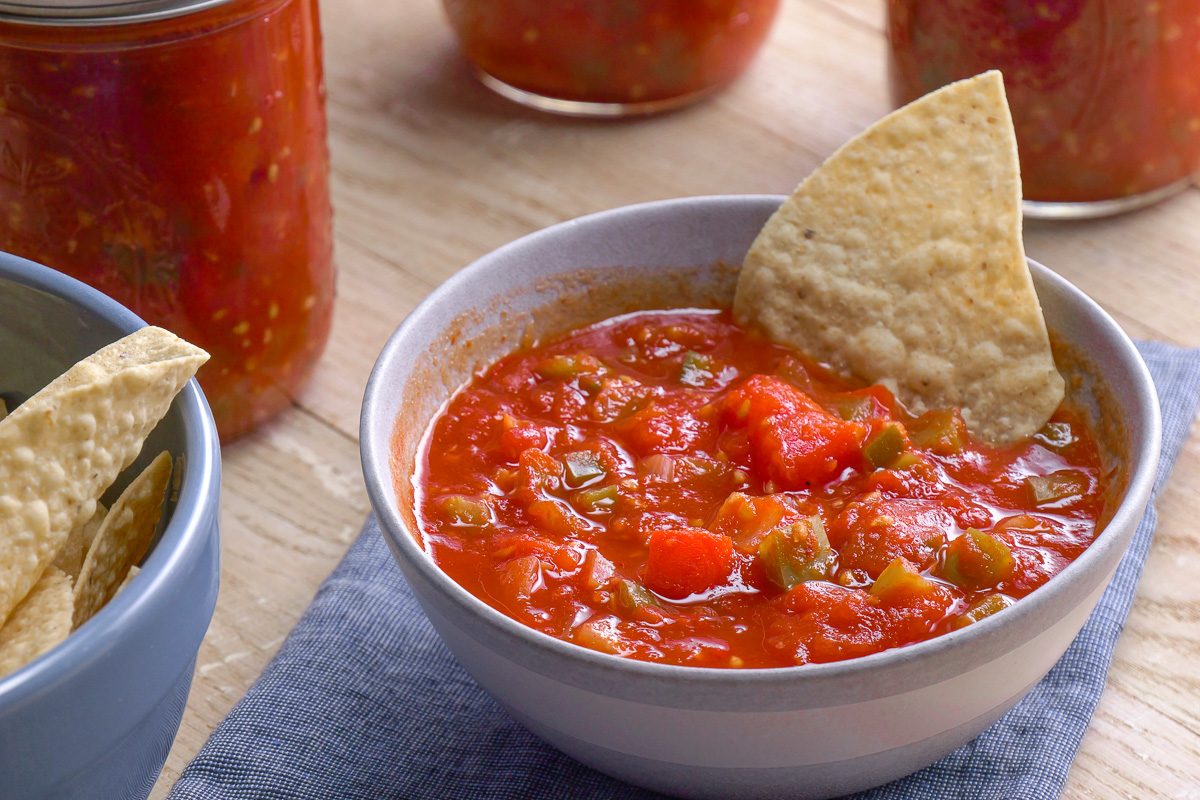 Salsa in a bowl