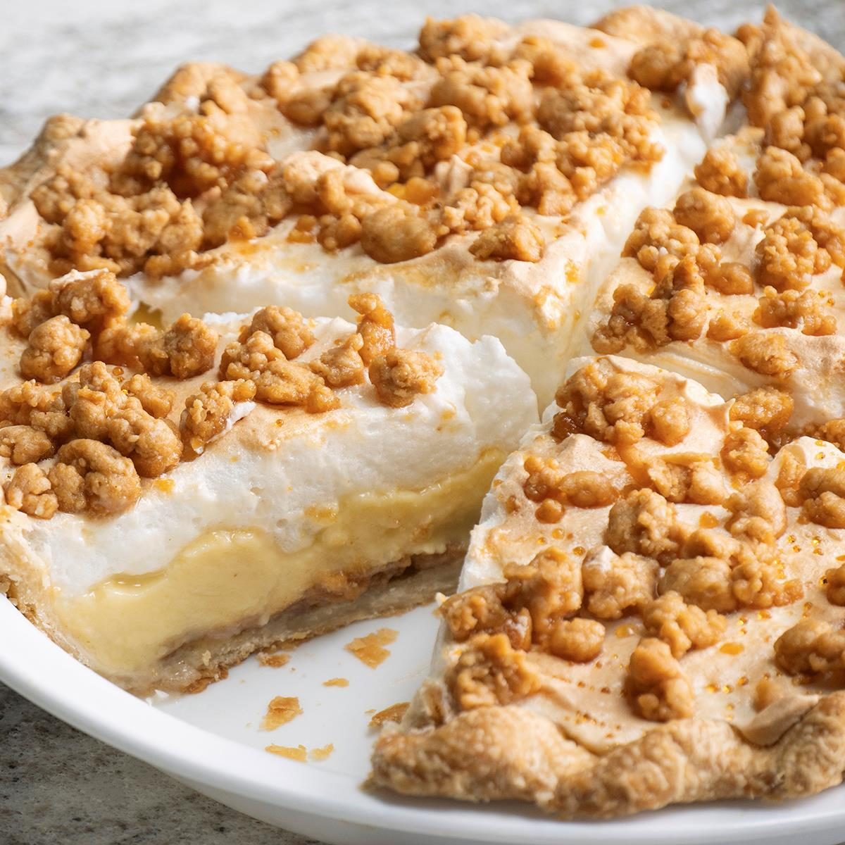 Peanut Butter Meringue Pie