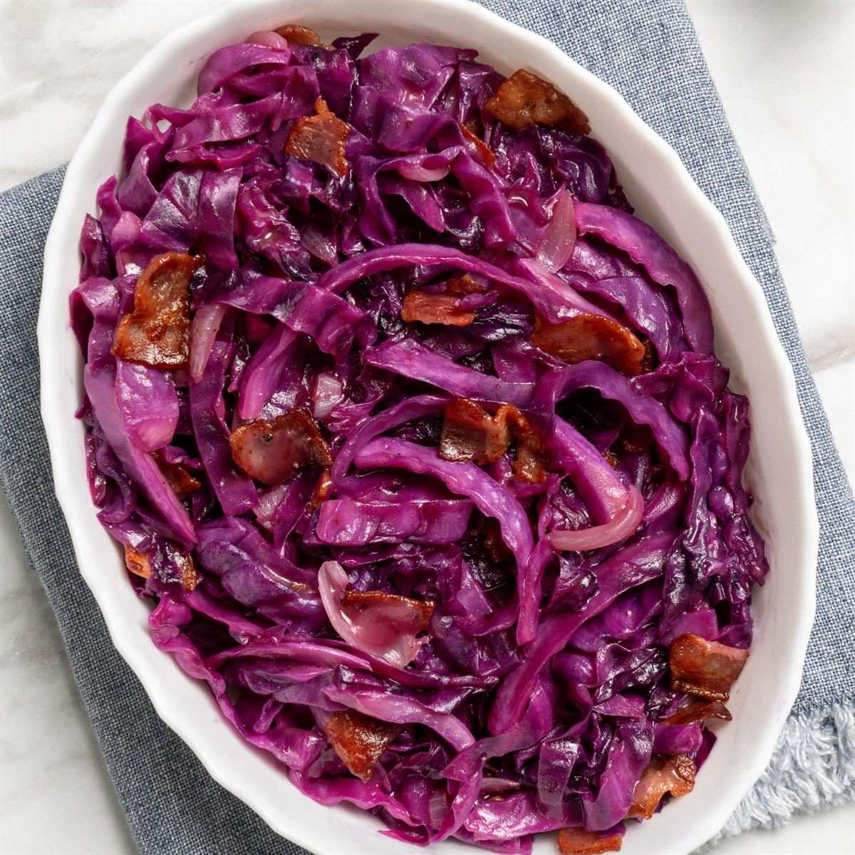 Red Cabbage With Bacon