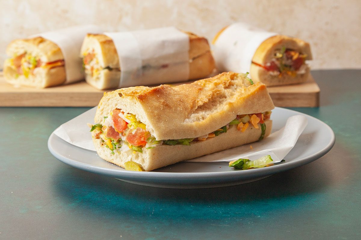 Stuffed Sub Salad Sandwich 