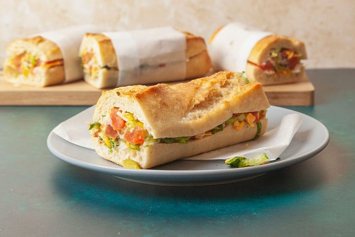 Stuffed Sub Salad Sandwich