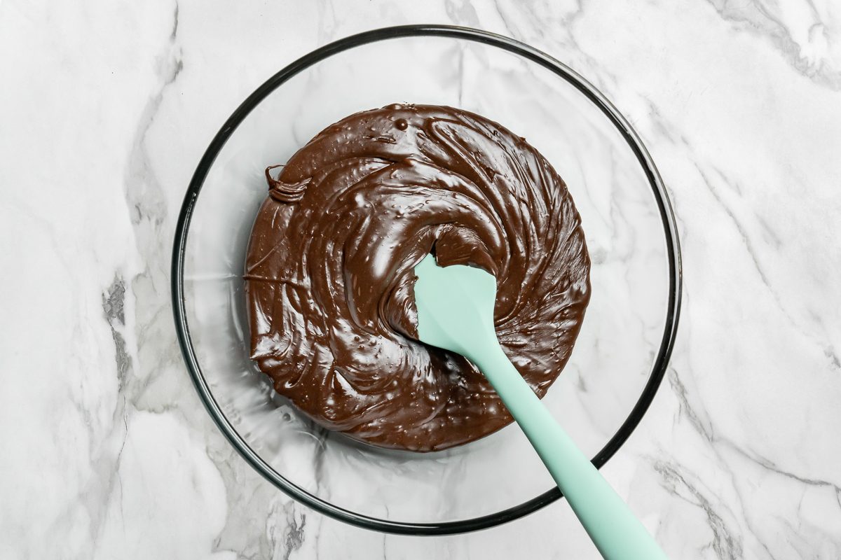 melted chocolate chips