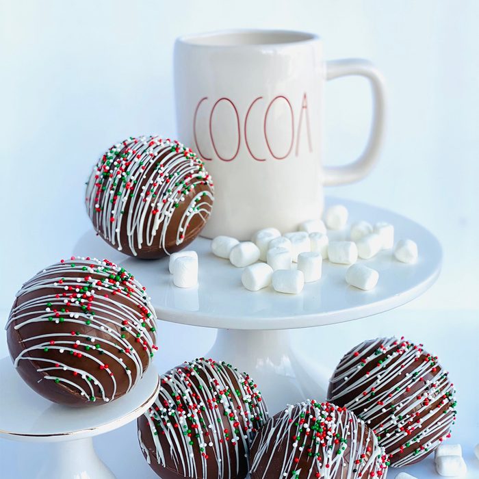 Set Of 4 Hot Chocolate Bombs Via Etsy.com