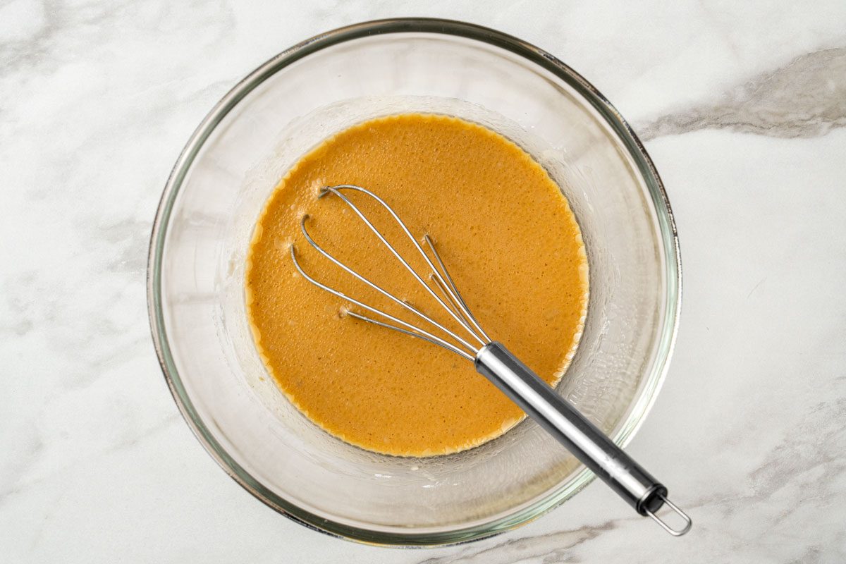 whisk the broth mixture