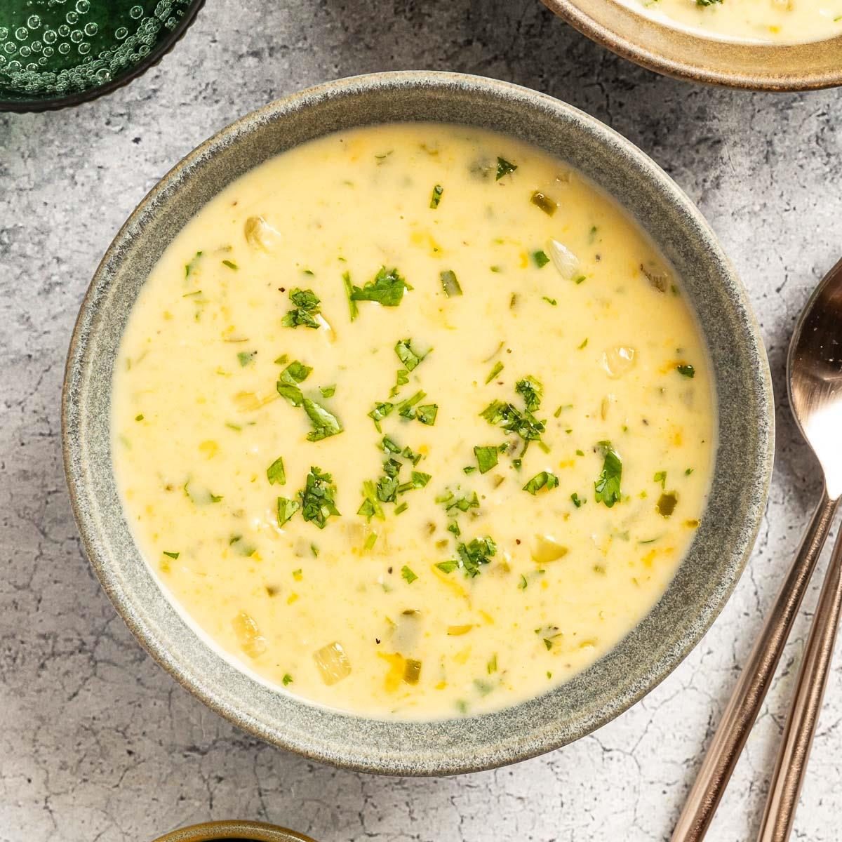 Cream of Jalapeno Soup