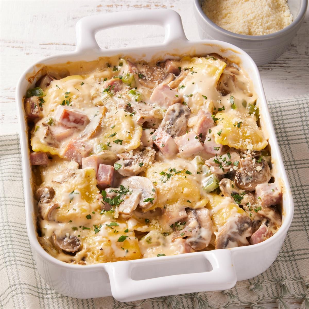 Ham Ravioli Bake