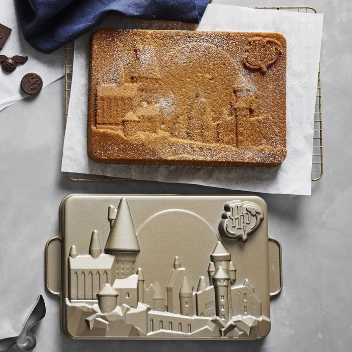 Hogwarts Cake Pan Via Williams Sonoma.com
