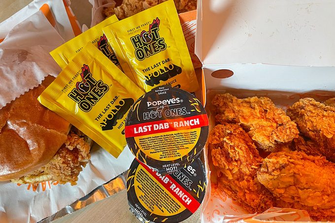 I Tried The New Popeyes X Hot Ones Menu