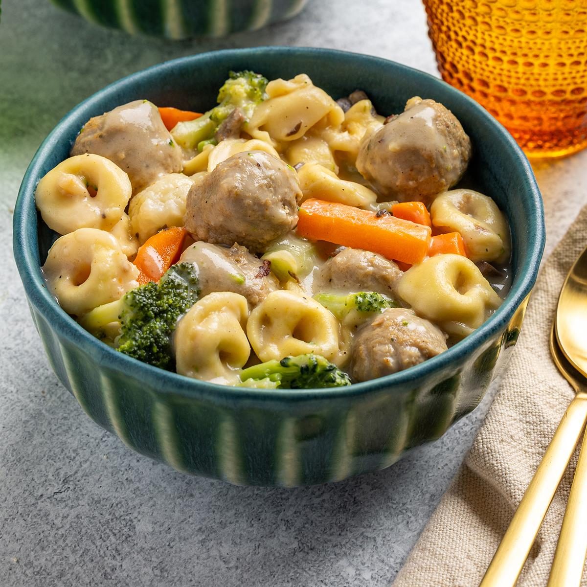 Tortellini and Meatballs