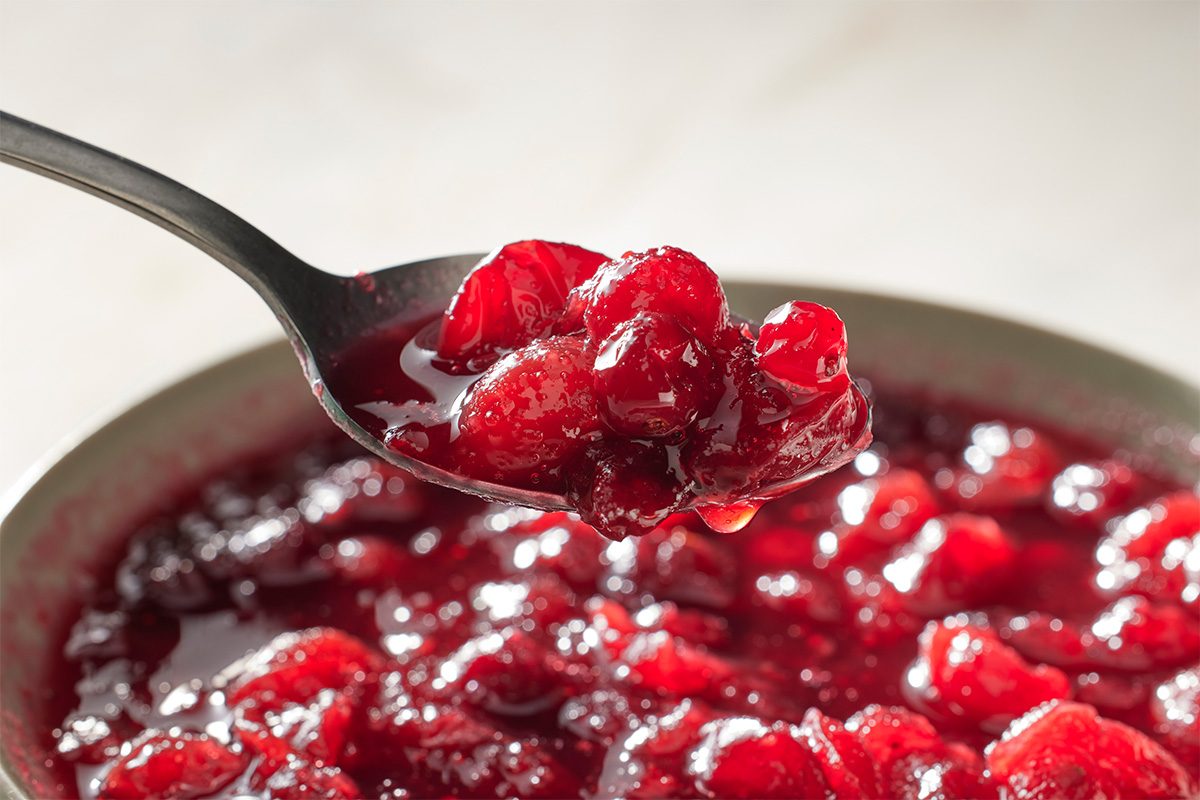 Rum Vanilla Cranberry Sauce