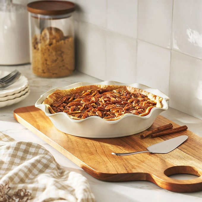 Walmart Just Dropped Pumpkin Ruffled Edge Baking Pie Pan