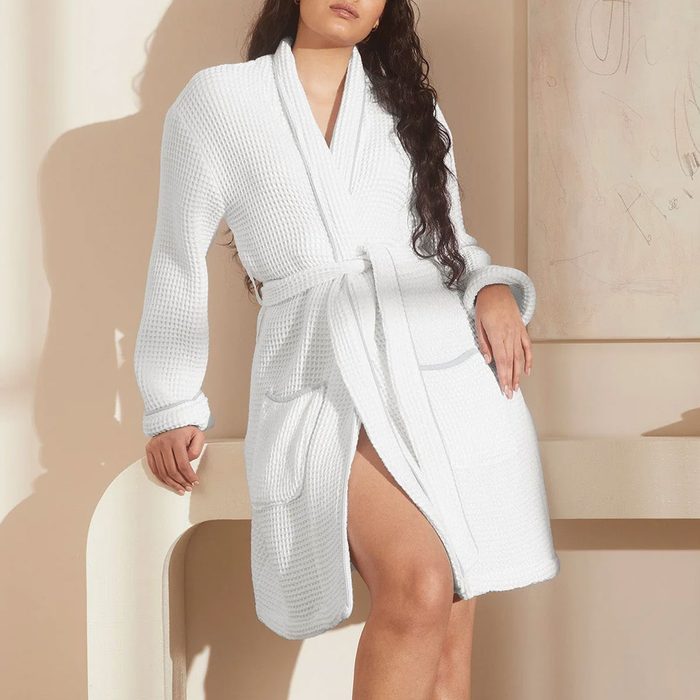 Womens Waffle Robe