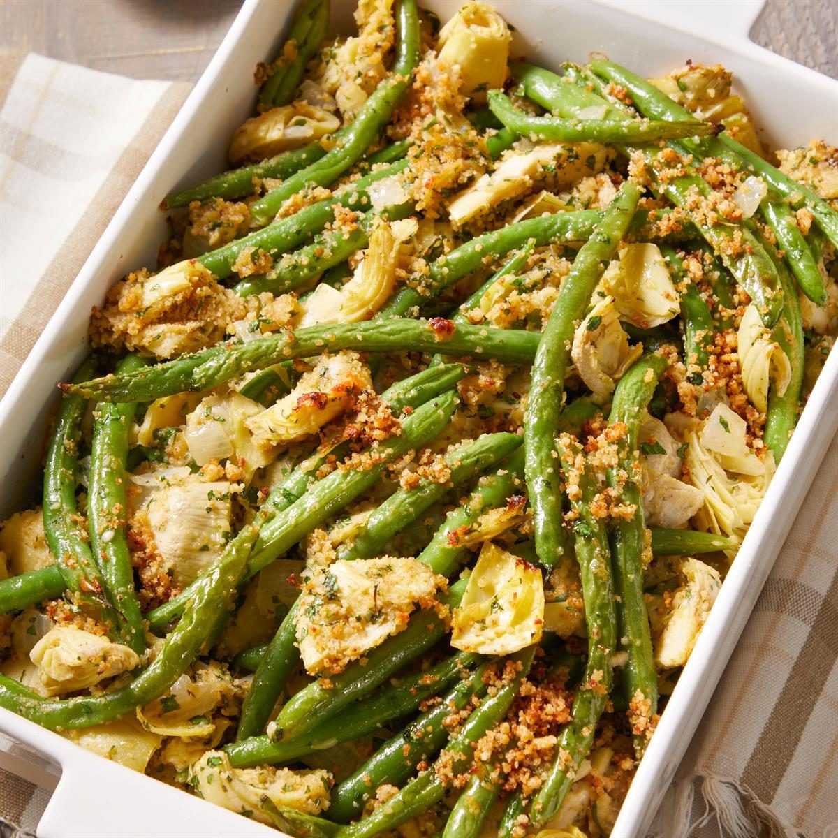 Green Bean Artichoke Casserole